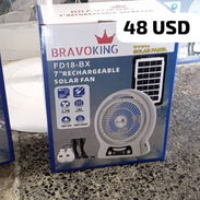 Ventilador recargable con panel - Img 55647965