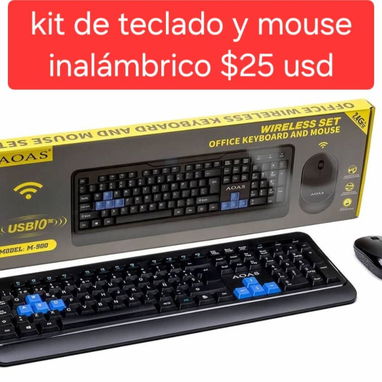 Kit de teclado y mouse inalámbrico en venta - Img 125402351
