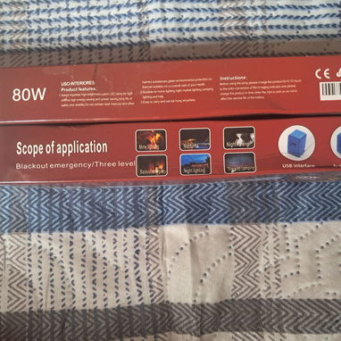 Iluminación recargable // lámparas led con panel solar // bombillos con baterías de litio // lámparas 80 watts - Img 124062402
