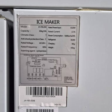 ‼️Máquina de hielo de 60 kg (EC)‼️ - Img 123766368