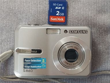 cámara fotográfica samsung 8.1 megal picelec con memoria de 2gb - Img main-image-45878517