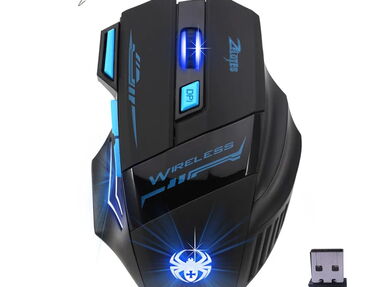 Mouse Gamer ZELOTE X7 Inalámbrico de 7 botones, luces RGB e incluye las baterías(2 AAA)...Ver fotos.....59201354 - Img main-image