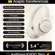 🔥 Audífonos - Cascos KVIDIO Terry ( Blancos ) ⚡ - Img 55667219