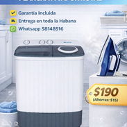 LAVADORA SEMIAUTOMÁTICA MILEXUS 9KG + PLANCHA A VAPOR ROYAL - Img 54522239