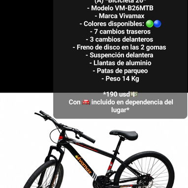 Bicicletas todoterreno, de paseo, de montaña (medida 24, 26, 27.5 y 29), escribirme al pv para enviar las otras fotos - 3/4