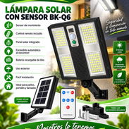 🔆 LÁMPARA SOLAR CON SENSOR CBK BK-Q6 💡 Iluminación LED de alta luminosidad ☀️ Panel solar integrado 🏃 50usd - Img 57559111