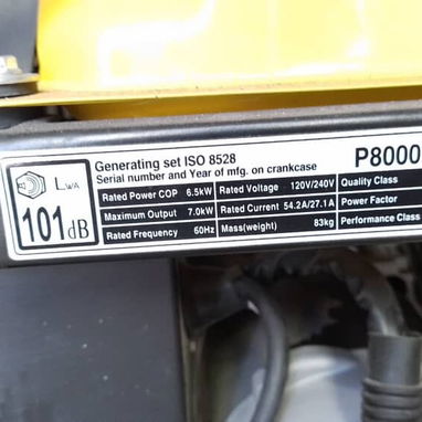 Planta Electrica Gasolina P8000W - Img 118540286