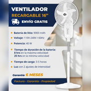 Ventilador Recargable EKO 16" - Img 56241635