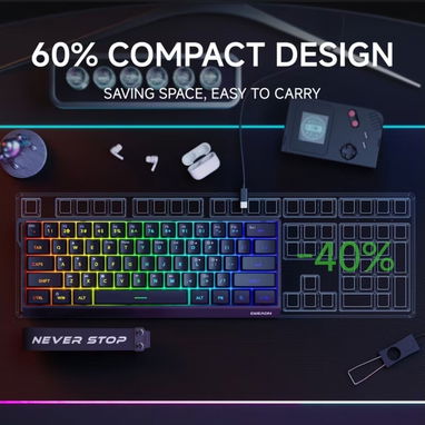 🔥 Teclado Gaming EWEADN Compacto RGB 🔥 - Img 124820496