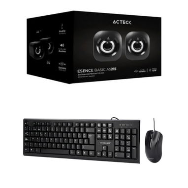 đDISPOSITIVOS DE AUDIOâBocinas de Escritorio Acteck | Bocinas Bluetooth | COMBOS TECLADO + MOUSE â
â
â
- Img 110519796