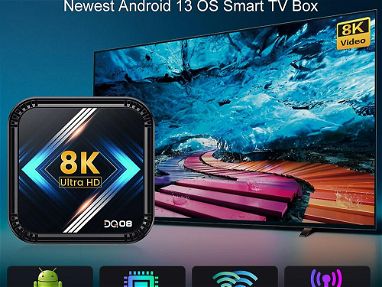 Precio 15.000 cup  buen precio aprovechen  DQ08 RK3528 Smart TV Box  Android 13 hasta 4Kx2K a 60fps AVS2 4KX2K a 60fps M - Img 65038036