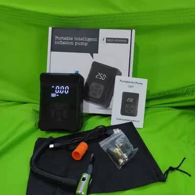 Bomba portátil inflar neumaticos  Compresor de aire portátil para inflador de neumáticos.  35 USD - 3/4