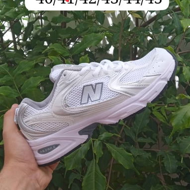 New balance 530 blanco y gris  32 usd. - 3/3