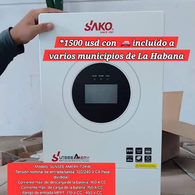 Inversores, Plantas y estaciones de energia - 6/10