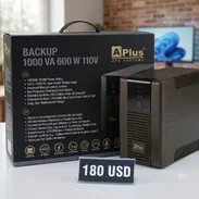 SEGURO Y EFECTIVO BACKUP 1000VA 110V 600W 2 BATERÍAS DE 12V 7AH NUEVO EN SU CAJA USTED LO ESTRENA - Img 57510776
