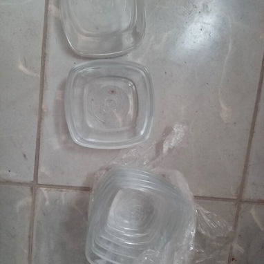 Set de 6 pozuelos o cuencos de cristal para Postres, salsas, aperitivos...  330ml - 2/2