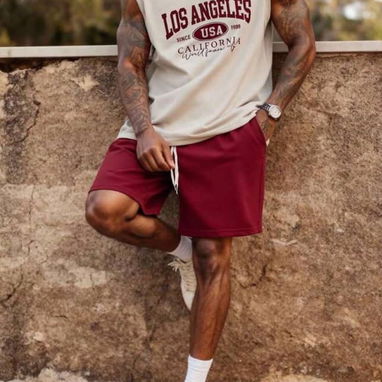 Conjunto de short y desmangado de hombre🩳👕 - Img 125337661