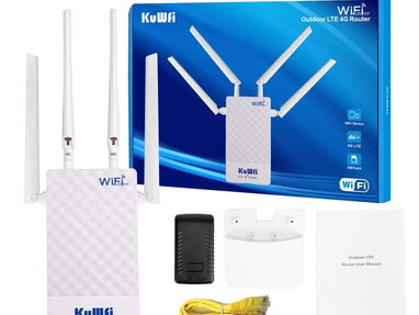 Router KuWFi 3G/4G Exterior IP65 LTE Sim 150mb/s 0km - Img 59384498