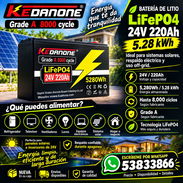 BATERÍA LiFePO₄ 24V 220Ah — 5.28 kWh - Img 57689902
