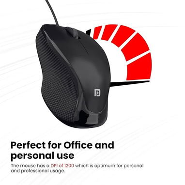 🖱️ ¡En venta! Mouse Portronics Toad 101 Black USB. Tel5266I337 - Img 103147720