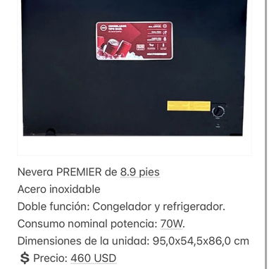 Neveras MILEXUS, ROYAL, PREMIUN, PREMIER. Diferentes pies. NUEVAS. ENTREGA INMEDIATA - Img 128093550