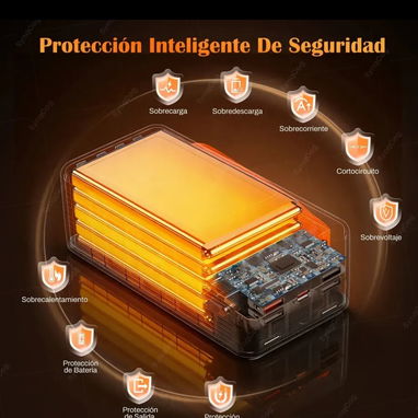 Power bank 100000 Mah solar carga rápida - 5/10