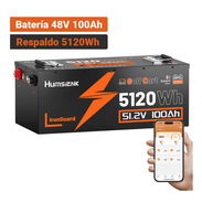 Batería Humsienk GEN2 LiFePO4 48V 100Ah – 5.12kWh con Bluetooth para Respaldo - Img 58079973