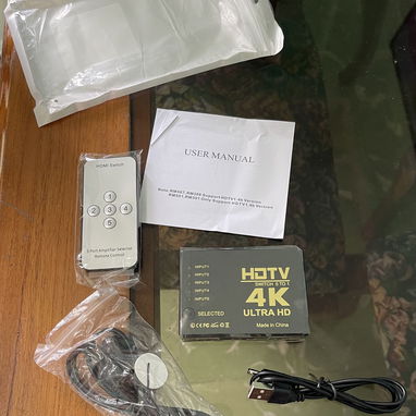 Distribuidor HDMI 5 en 1 Conecte 5 equipos a su televisor por un solo HDMI Con su control remoto!! - Img 90386102