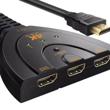 Conmutador 4k compatible con HDMI 3 en 1 salida Full HD 1080P - Img 113535074