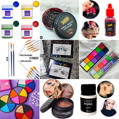 ✅Todo para maquillaje de halloween artistico fantasia y caracterizacion✅ - 7/10