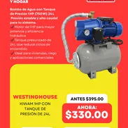Bomba de Agua Periférica 1 HP con Tanque de Presión 24 Litros KIWAN *PRECIO 330 USD* - Img 54265392