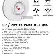 CPE Point-to-Point DISC Lite5. Nuevo - Img 49441414
