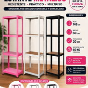 Estante resistente de metal y madera para negocios y hogar. Excelente calidad - Img 57090947