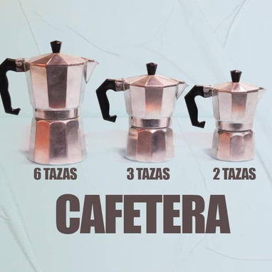 Cafeteras de 2, 3, 4, 6 y 9 tazas - Img 124147890
