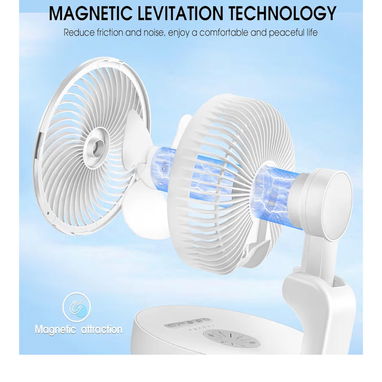 Ventilador de viaje portáti recargable impermeable, ventilador plegable inalámbrico desmontable, 4000 mAh, batería - Img 109208634