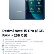 Xiaomi note 15 pro 4 y 5g dual sim sellado caja y nailon global garantia 30 diad x escrito  vedado somos tienda física - Img 55964552