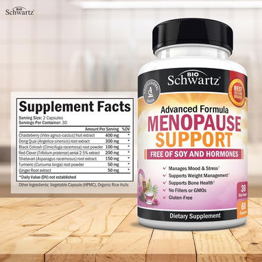 Apoyo Menopausia Herbal · BioSchwartz · 60 cáp - 6/10