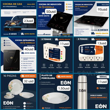 ⭐️ELECTRODOMÉSTICOS: Ollas, arrocera, refri, nevera, fogones, filtro, lavadora, batidoras, frezzer, freidora, ventilador - 8/9