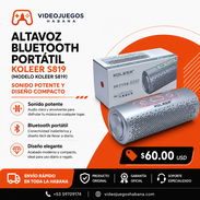 Altavoz Bluetooth Portátil KOLEER S819 | Bocina Compacta con Sonido Potente en La Habanam - Img 55238599