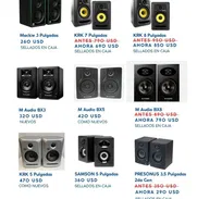 MONITORES DE SONIDO Yamaha  Krk Maudio  Presonus etc NUEVOS EN CAJA - Img 50204999