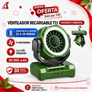*🌬️Ventilador - Recargable✨* *🔖T11* 💰 *Precio: 55 USD* 🚚 Mensajería adicional 🔋 duración de la batería : 22 - Img 57534276