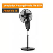 Ventilador Recargable de Pie Eko 16" - Img 56772870