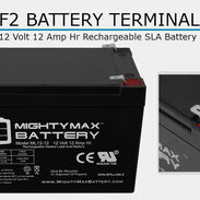 Battery Batería de repuesto para scooter 12V 12Ah F2 compatible con Panasonic LC-RA1212P 53828661 - Img 45633888