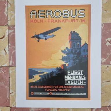 Carteles sobre aviación (rebaja por la compra de los tres) - 4/4