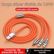 Cable reforzado 3 en 1. Cable USB. - Img 56123381