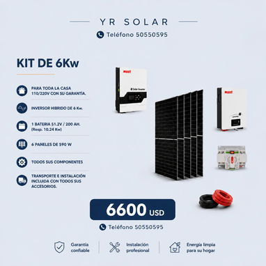 🔥🔥🔥LOS MEJORES PRECIOS EN KIT SOLARES PROFESIONALES CON"🔆YR Solar"  ✅El precio incluye el montaje y contrato con tod - 2/6