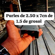 Purles galvanizados de 2.50mt - Img 55924377