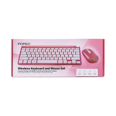 COMBO TECLADO Y MOUSE Irisdescent ROSA - Img 121417552