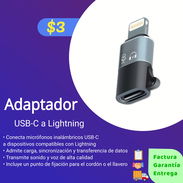 Adaptador para iPhone (USB-C a Lightning) - Img 54638139