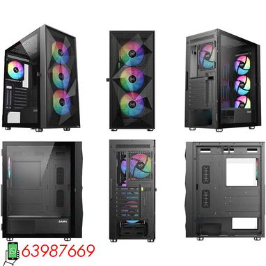 Chasis Gaming marca SAMA modelo 3509 Black + 4 Fanes ARGB - Img 113454338